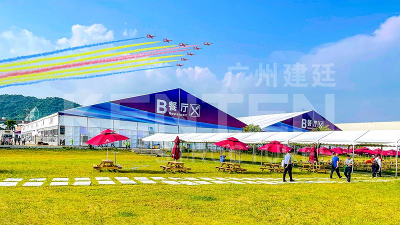 广州建廷 A 型篷房 | 机场弹性扩容专业解决方案