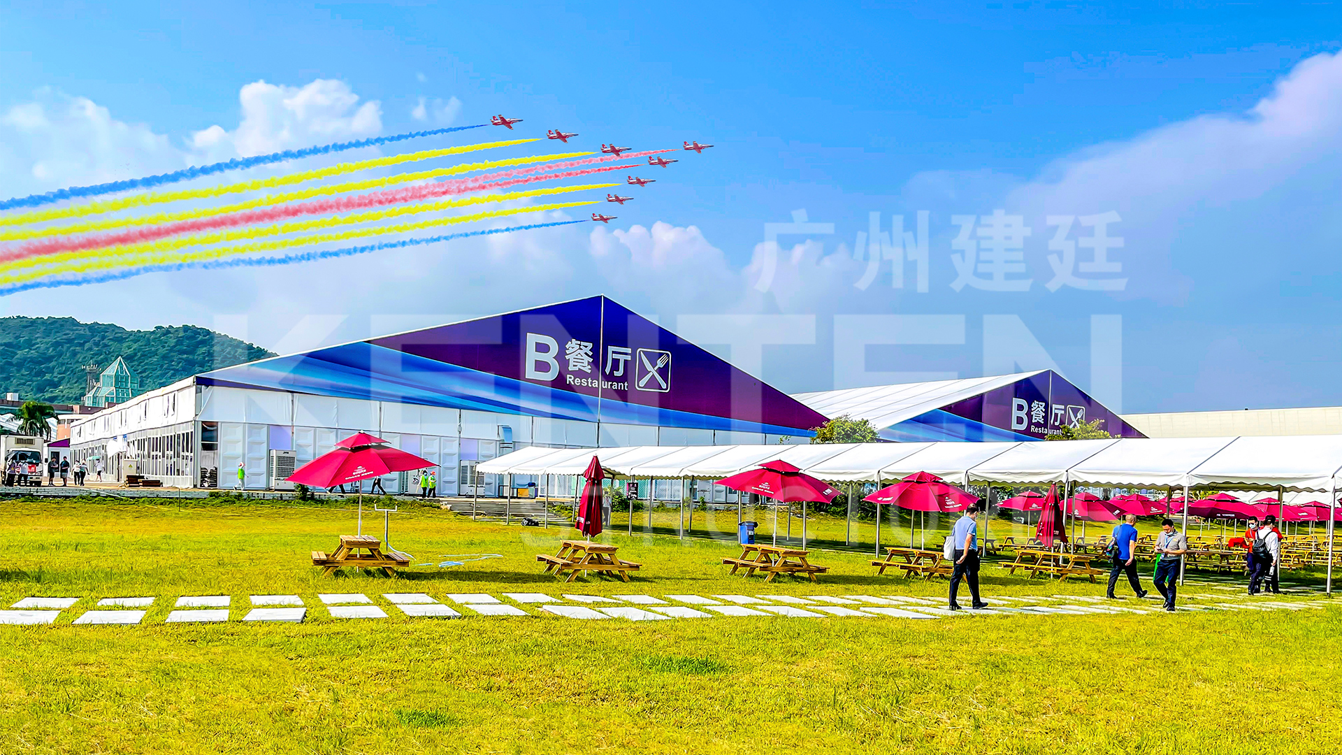 广州建廷 A 型篷房｜突破传统机库，打造可扩容航空运营基础设施