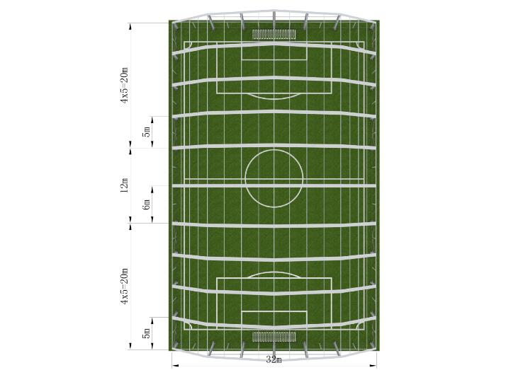 装配式体育场馆-室内足球场