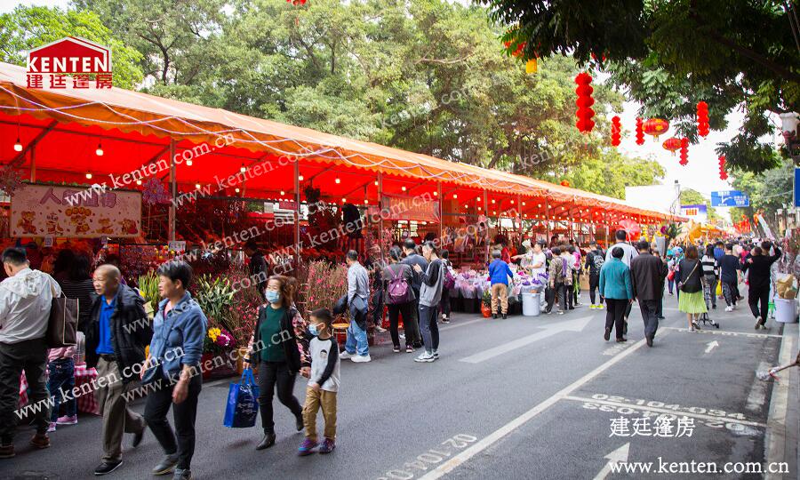 花市篷房-2020广州海珠区迎春花市